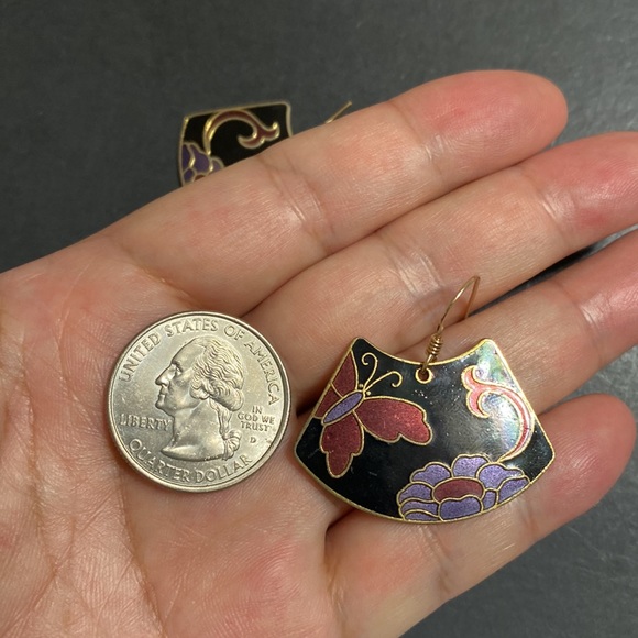 🖤Vtg💕Samuel Huang earrings - Picture 8 of 10